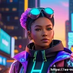 Home 21 미미 캐릭터 기반 게임 - A highly detailed digital artwork of Mimi, a charismatic video game character with expressive facial...
