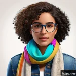 Home 20 미미 캐릭터 커스텀 제작 - A highly detailed, realistic avatar creation scene featuring a young adult Hispanic woman with mediu...